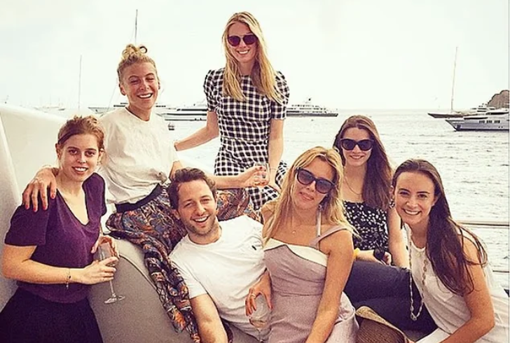 Princess Beatrice at yacht event