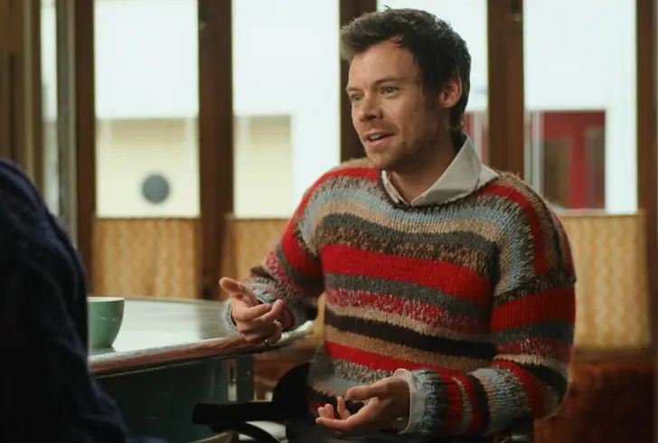 Harry Styles speaking in interview